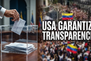 "USA garantizará elecciones transparentes en Venezuela mediante observación internacional".
