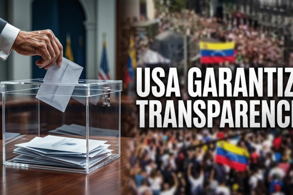 "USA garantizará elecciones transparentes en Venezuela mediante observación internacional".