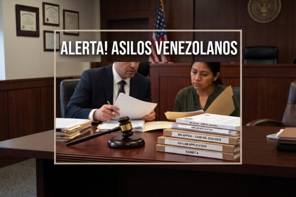 Asilo venezolanos y decision del BIA sobre cambio de condiciones en el pais