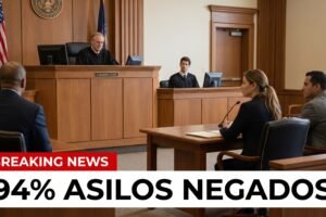 Denegaciones de asilo en corte alcanzan el 94 por ciento - 94% ASILOS NEGADOS informe TRAC