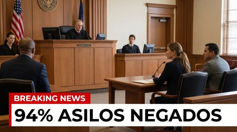 Denegaciones de asilo en corte alcanzan el 94 por ciento - 94% ASILOS NEGADOS informe TRAC